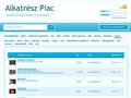 http://alkatreszpiac.com ismertető oldala